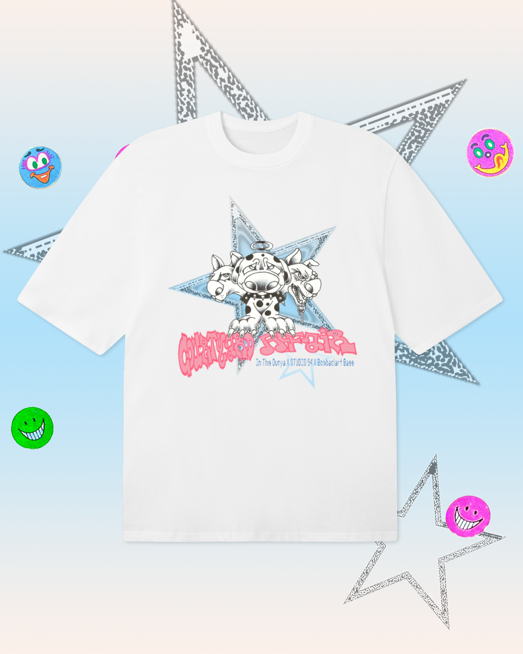 'COURTYARD AFFAIR' TEE