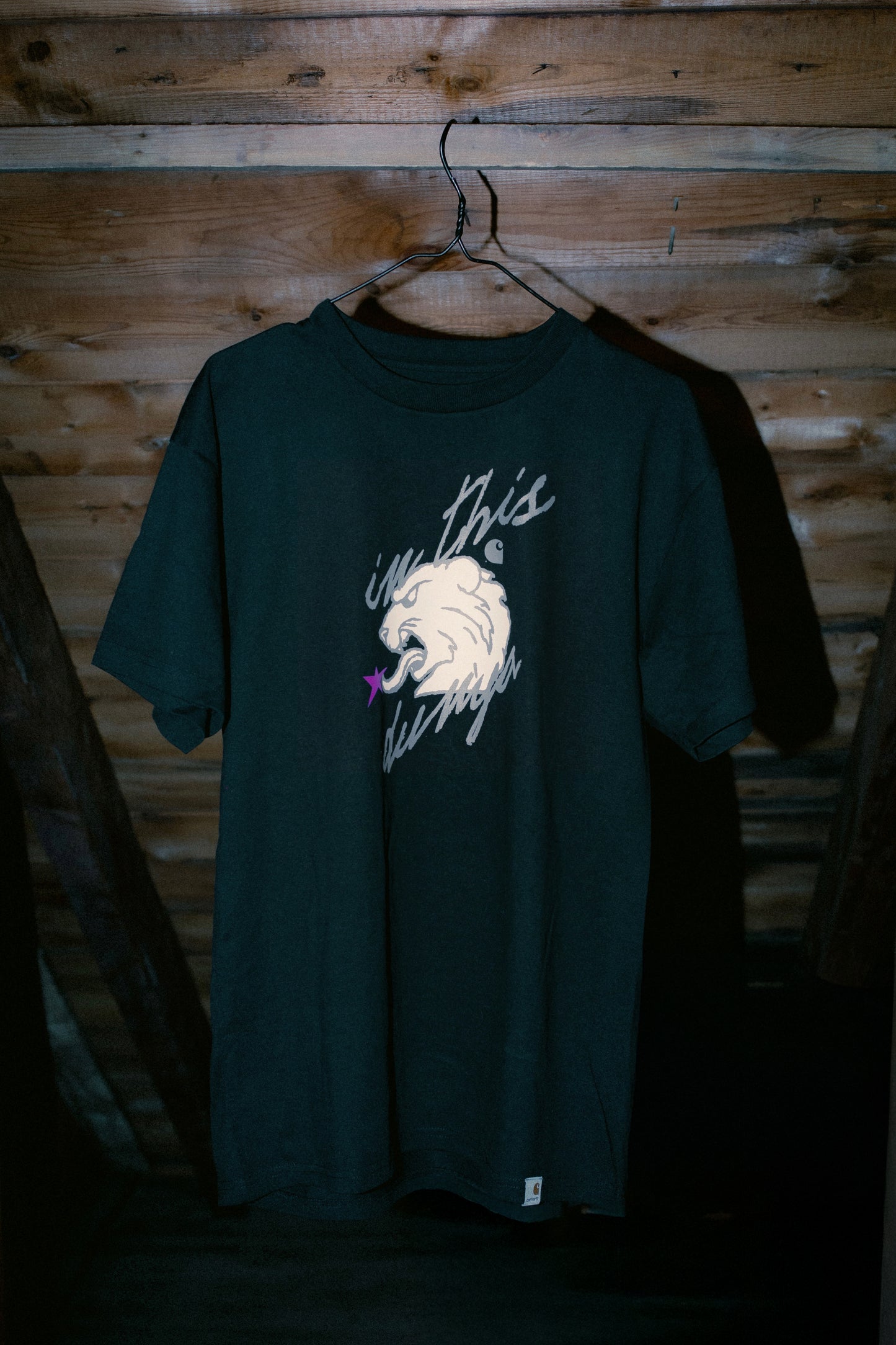 ITD x CARHARTT WIP 'FELINE' TEE BLACK