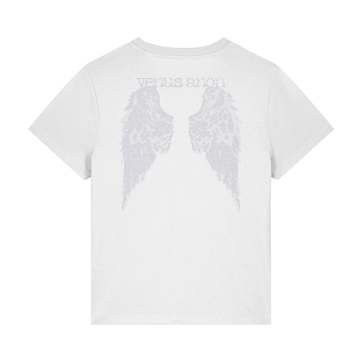 VENUS ANON 'TREBLE CLEF' TEE WHITE [SHORT FIT]